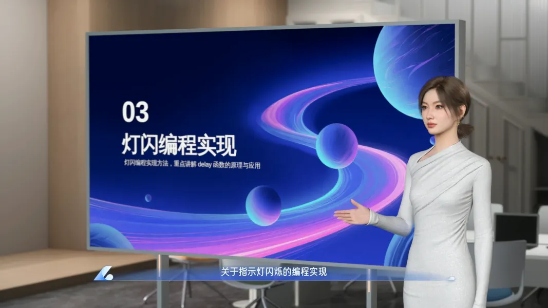 指示灯编程微课