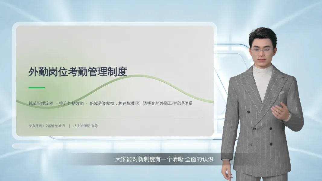 外勤岗位考勤讲解