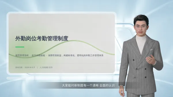 外勤岗位考勤讲解